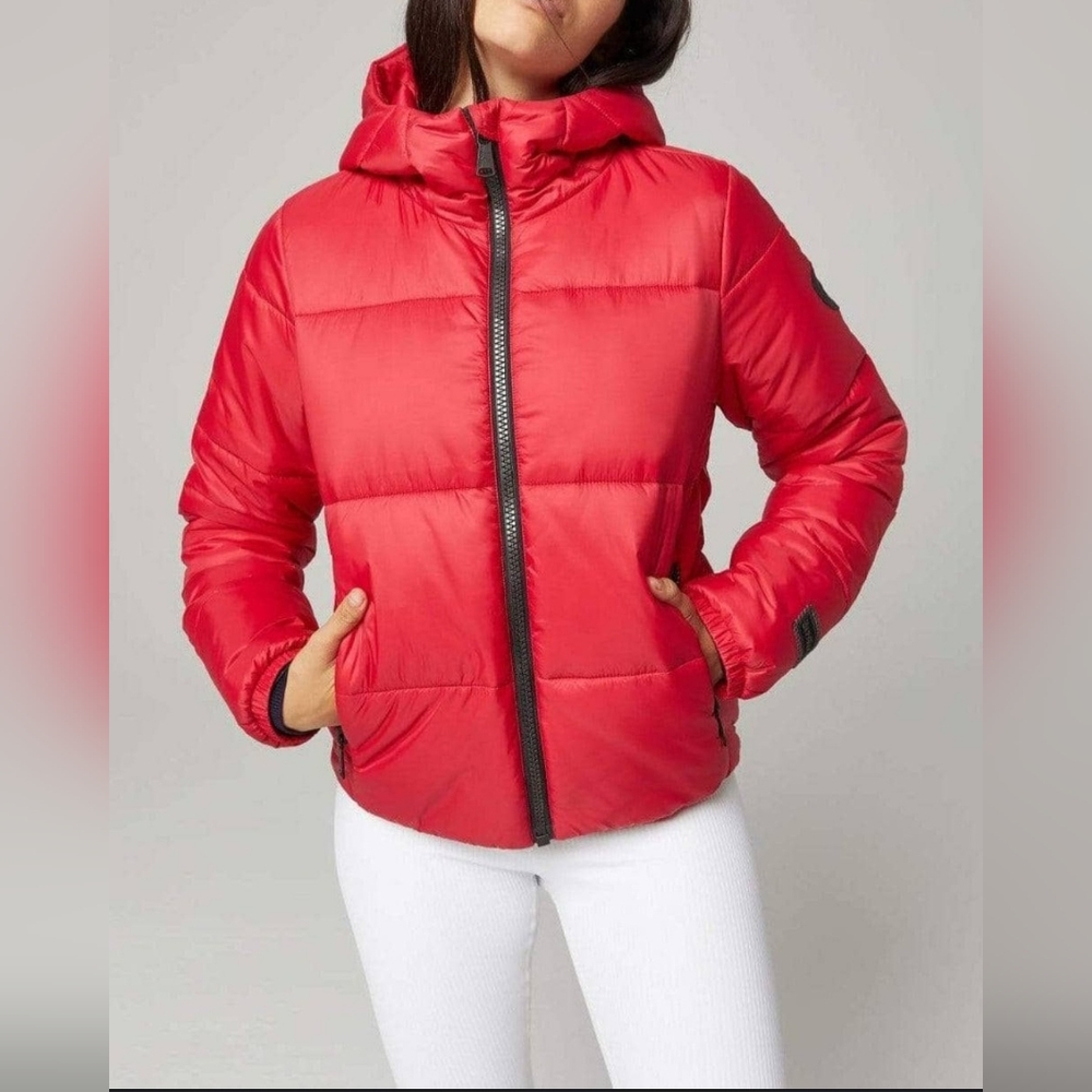 Alp N Rock Denali Puffer Bomber Jacket In Red Women's Size Large